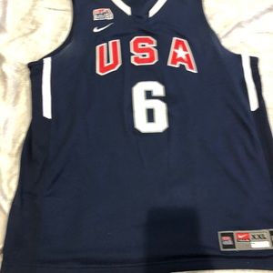 Nike Lebron James USA basketball jersey